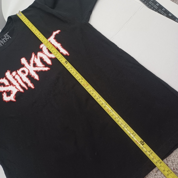 Slipnot Graphic Print T-Shirt Medium Black -Short Sleeve -Tagless - Picture 8 of 10
